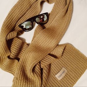 Calvin Klein Brand New Tan Scarf